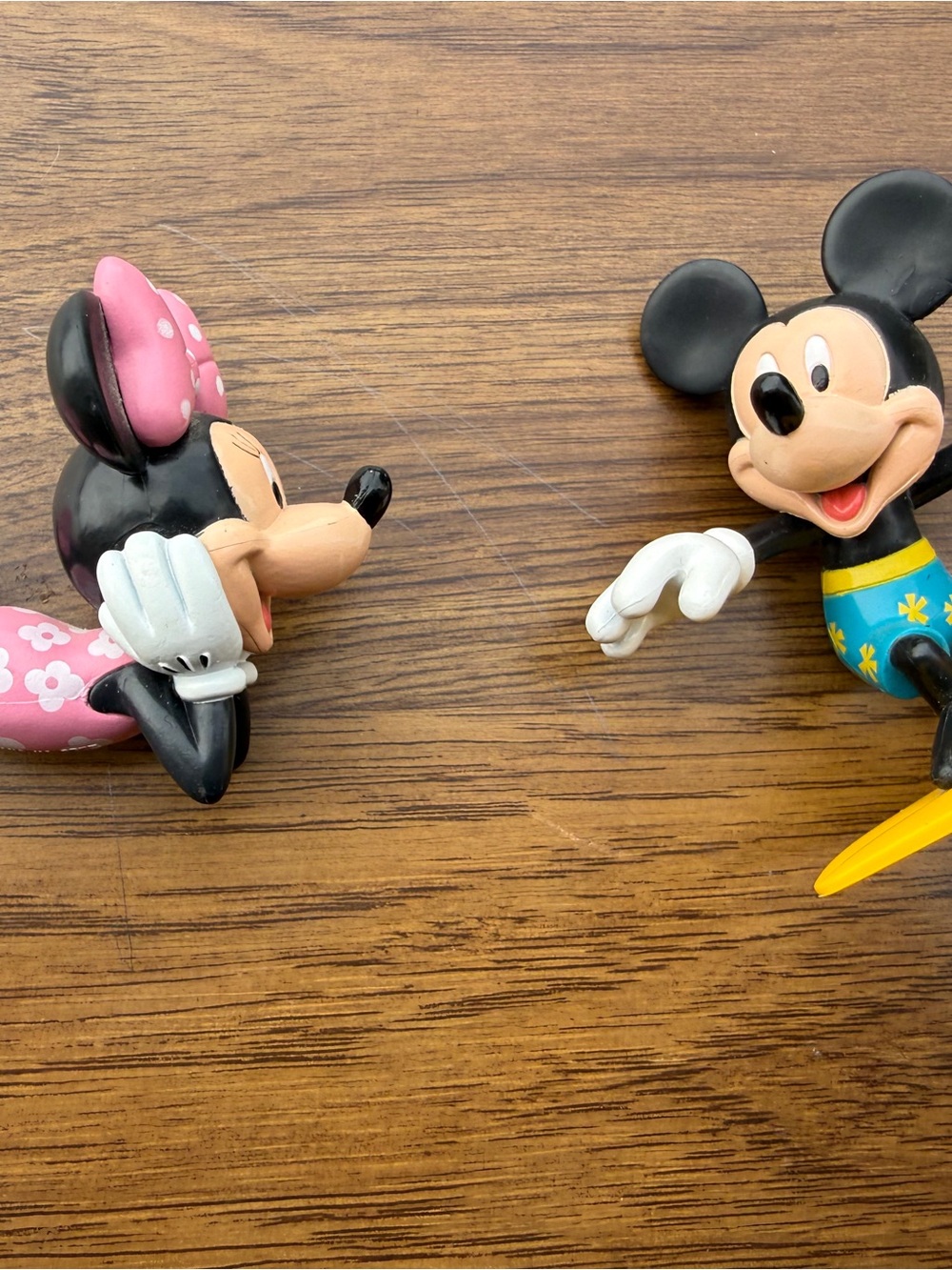 Mickey Mouse Surfing Minnie Beach Disney 3” Pvc Surfboard Decopac Cake Toppers